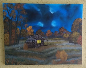 50x40 Home before Nightfall