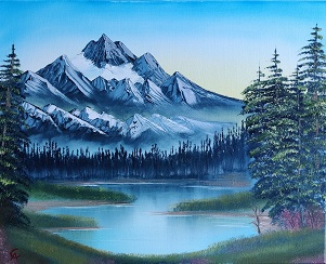 50x40 Lone Mountain